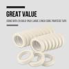 Lichamp Masking Tape 1 inch, 4 Pack General Purpose Beige White Masking Tape, 1 inch x 55 Yards x 4 Rolls (220 Total Yards)(20 Rolls x 0.94 inch x 55 Yards)