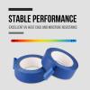 Lichamp Painters Tape Wide 1.5 inches, Masking Blue Painters Tape Bulk Pack, 6 Rolls x 1.5 inches x 55 Yards (330 Total Yards)