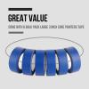 Lichamp Painters Tape Wide 1.5 inches, Masking Blue Painters Tape Bulk Pack, 6 Rolls x 1.5 inches x 55 Yards (330 Total Yards)
