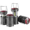 Lichamp 4 Pack LED Camping Lanterns, Battery Powered Lantern Flashlight COB Camp Light for Power Outages, Camping Supplies and Home Hurricane Supplies, F4GY