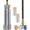 Lichamp AC Oil Injector R134A, R1234YF Refrigerant A/C Dye Injector Kit with Adjustable Coupler and Oil Checkers