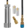 Lichamp AC Oil Injector R134A, R410A HVAC A/C Dye Injector Kit with Coupler and Oil Checkers, ODIB01