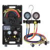 Lichamp HVAC Gauges with Hoses, AC Manifold Gauge Set R134A R410A R404A R22 Refrigerant Gauges