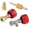 Lichamp R134a Can Tap, Automotive Self Sealing and Puncture AC Freon Can Tap 134a Adapter Fittings, TA02(Red)