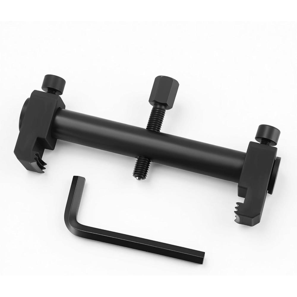 imageLichamp Universal Crankshaft Pulley Puller Remover Tool Kit Adjustable Ribbed Drive Belt Pulley Removal for AC Water Pumps Power Steering Pumps Alternators