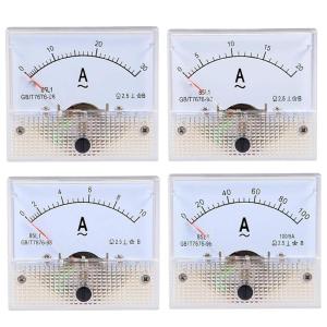 85L1-A Type de pointeur Ampèremètre CA 1A2A3A5A10A20A30A50A Panneau analogique Ampèremètre Jauge Ampèremètre Courant 1 Pièces(150A)(5A)