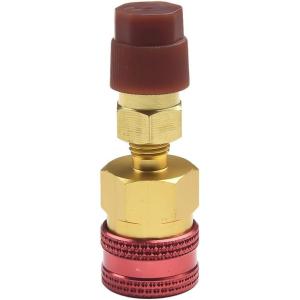 Coupleur rapide A/C R1234YF, adaptateur R1234YF vers R134A, connecteur CA haut bas, coupleur de jauge de collecteur AC, raccords rapides en laiton,