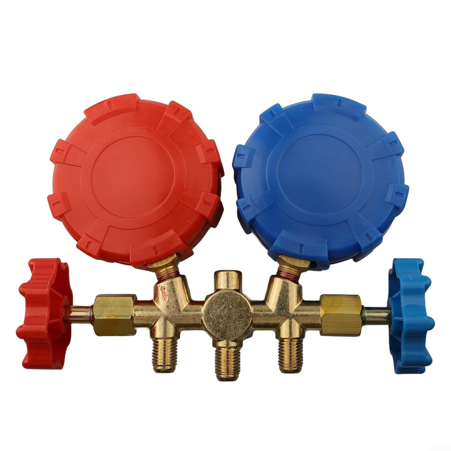 imageEnsemble doutils de jauge de collecteur pour charge et vacuation CA compatible avec plusieurs connecteurs inclus CC