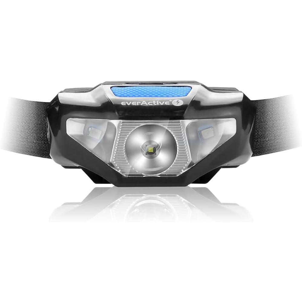imageeverActive Lampe frontale LED haute puissance 120 lumens 2 sources de lumire indpendantes modle HL120