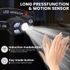 Lampe Frontale LED Rechargeable Puissante 2 Pcs, Ultra Lumineuse 2000 Lumens, Légère et Durable avec Capteur et Rouge 10 Modes d&rsquo;Éclairage IPX5 pour Course, Pêche, Cyclisme, Camping