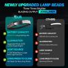 Lampe Frontale Led Ultra Puissante,2 Pièces 2000 Lumens Super Lumineux 2*LED 230° Lampe Torche,1500 mAh Capteur De Mouvement Frontale Rechargeable,Étanche IPX5 0.14lb,Pour Pêche,Camping,Cyclisme