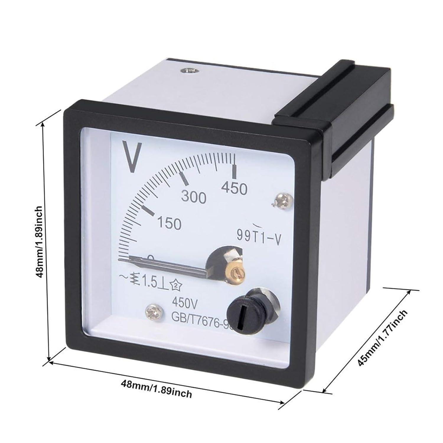 image99T1A Panneau analogique Ampremtre Jauge Ampremtre Courant 1A2A3A5A10A20A30A50A Type de pointeur Ampremtre CA 1 pices500A510A