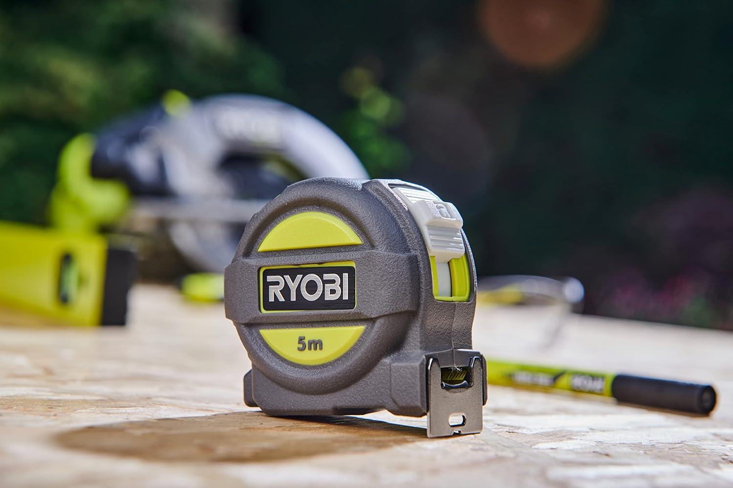 imageRyobi Mtre 5m Ruban mesurer RTM5M5M