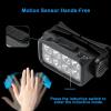 Lot de 2 lampes frontales LED rechargeables – Super lumineuses – 2500 lumens – 5 modes d&rsquo;éclairage – Léger – IPX6 – Étanche – Capteur léger – Pour l&rsquo;extérieur, le camping, la course, la pêche, les