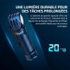 OLIGHT Perun 3 Lampe Frontale Ultra Puissante Rechargeable USB EDC 3000 LM Portée Max. 160 Mètres Torche Clignotant 7 Modes Étanche IP68 Headlamp LED Feu Rouge Pour Camping,Jogging(Bleu)