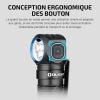 OLIGHT Perun 3 Lampe Frontale Ultra Puissante Rechargeable USB EDC 3000 LM Portée Max. 160 Mètres Torche Clignotant 7 Modes Étanche IP68 Headlamp LED Feu Rouge Pour Camping,Jogging(Noir)