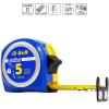 S&R Mètre Ruban à mesurer 5,0 M x 25 mm, Crochet Magnétique Professionnel.(5 m)