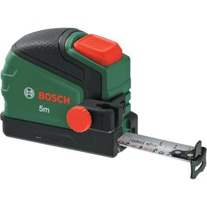 Bosch Mètre ruban 5 m + marqueur trous profonds (clip crayon ; Auto Lock; ruban nylon ; dépl. 2 m ; échelle métrique ; haute précision ; clip ceint; softgrip) – Éd. Amazon(5 m)