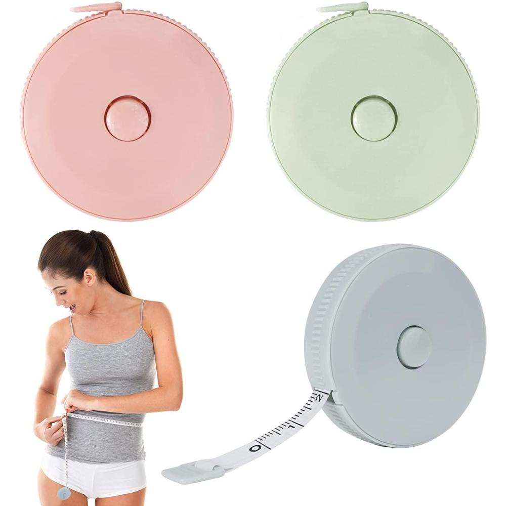 imageLot de 3 mtres ruban rtractables pour couture Ruban mesurer doux Double face de 150 cm Taille Rgle coudre