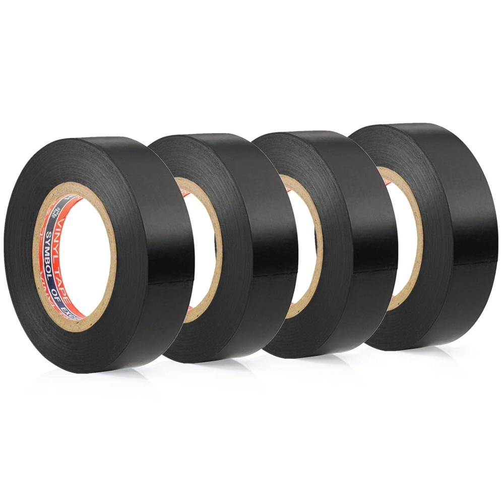 imageNASHRIO Ruban adhsif isolant lectrique PVC 16 mm 15 m Rparation de cbles lectriques Rsistant Autocollant Protger Regrouper 4 Rouleaux16mmx15m