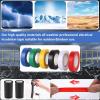 Lot de 6 rubans isolants électriques étanches – Auto-soudant – Ruban adhésif pour électriciens pour projets de câblage et réparations – 6 couleurs(Blanc)