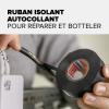 Tesa Isoler Ruban Adhésif pour l&rsquo;Isolation, le Cerclage et la Fixation de Câbles Électriques jusqu&rsquo;à 6000 v – Câbles Audio, Vidéo et Alimentation – Ignifuge – 10 m x 15 mm – vert/jaune(Vert/Jaune)