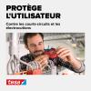 Tesa Isoler Ruban Adhésif pour l&rsquo;Isolation, le Cerclage et la Fixation de Câbles Électriques jusqu&rsquo;à 6000 v – Câbles Audio, Vidéo et Alimentation – Ignifuge – 10 m x 15 mm – vert/jaune(Vert/Jaune)