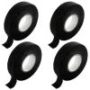 4 Pièces Ruban de Câbles Noir, 19mm x 15m, Ruban Adhésif Isolant, Auto-adhésif, pour Ménage Voiture Moto Faisceaux de Câbles
