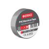 ERKO Ruban adhésif isolant électrique Rouge 19mm x 20m PVC – Réparation de câbles électriques – Très flexible avec une forte adhérence – Résistant aux produits chimiques, chatertone(Gray)