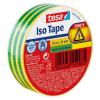 Tesa Isoler Ruban Adhésif pour l&rsquo;Isolation, le Cerclage et la Fixation de Câbles Électriques jusqu&rsquo;à 6000 v – Câbles Audio, Vidéo et Alimentation – Ignifuge – 10 m x 15 mm – vert/jaune(Vert/Jaune)
