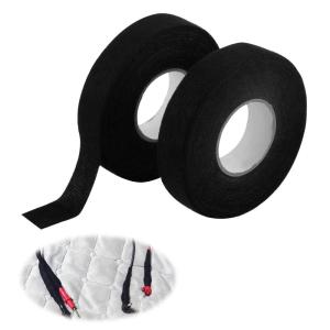 2PCS Ruban de Câbles Résistant à la Chaleur, ÉLectrique Bande, Rubans AdhéSifs en Tissu RéSistants à la Chaleur Et IndéChirables, Ruban Adhésif pour Ménage Voiture Moto Faisceaux de Câbles