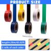 12 Pcs Scotch Isolant Électrique Couleur, 16 mm x 20 m Ruban Isolant Electrique Ruban Adhésif PVC Étanche Pour Projets de Fil, Isolation et Réparation de Fils Cassés
