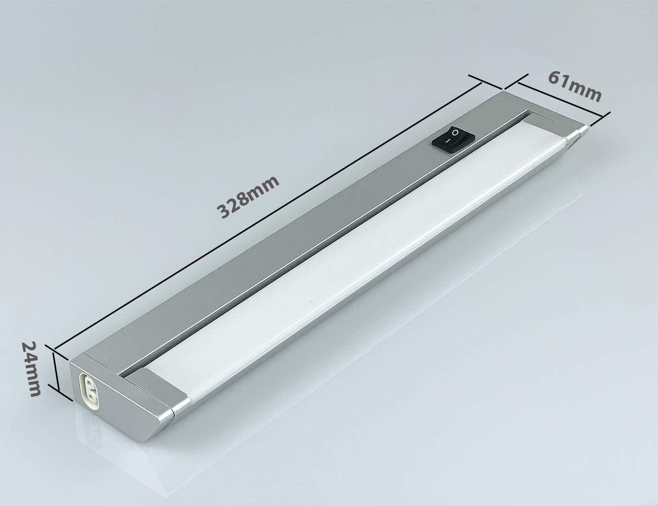 imageRglette LED Orientable avec Interrupteur Luminaire Sous Meuble Lumire Rglables pour CuisineArmoirePlacardEscalierCouloir 3000K 4000K 6000K LongCourt