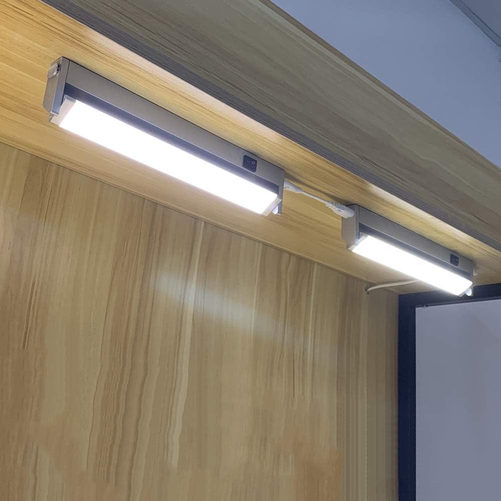 imageRglette LED Orientable avec Interrupteur Luminaire Sous Meuble Lumire Rglables pour CuisineArmoirePlacardEscalierCouloir 3000K 4000K 6000K LongCourt