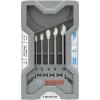Bosch Accessories Professional 5 pièces Jeu de forets pour carrelage Set CYL-9 SoftCeramic (pour les carreaux de céramique tendres, Ø 4-10 mm, accessoires perceuses) Gris(Set Ø 4-10 mm)