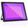 150W LED Lumière Noire, Lumiere Noire, Projecteur UV pour Noël, Halloween, Fête Néon Incandescente, Peinture Corporelle, Lumière UV de Durcissement de Résine, IP66 étanche (150W, 2pcs)(Noir)