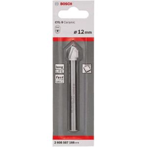 Bosch Accessories Professional 5 pièces Jeu de forets pour carrelage Set CYL-9 SoftCeramic (pour les carreaux de céramique tendres, Ø 4-10 mm, accessoires perceuses) Gris(Ø 12 mm)