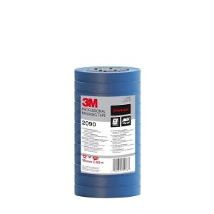 3M Ruban de masquage 2090 Multi-surfaces, adhesivité moyenne, resiste aux UV, intérieur & extérieur pack en tour de 6 rlx, 48 mm x 50 m(18 mm x 12)