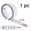 1 Rouleaux Mètre à Ruban en Acier au Carbone Auto-adhésif,Règle Métrique Auto-adhésive 2m,13mm ampleur,tape measure,pour Mesurer établis,table,machine,onglet(Gauche à Droite)(Gauche à Droite)