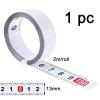 1 Rouleaux Mètre à Ruban en Acier au Carbone Auto-adhésif,Règle Métrique Auto-adhésive 2m,13mm ampleur,tape measure,pour Mesurer établis,table,machine,onglet(Gauche à Droite)(Du Milieu aux Côtés)