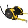Amazon Basics Ruban métrique con mesure automático, précision MID, 5 m, Noir, Amarillo(2 m)