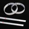 2 Rouleaux Mètre à Ruban Auto-adhésif, 1 Mètre Mètre Ruban Auto-adhésif, Règle Métrique Auto-Adhésive pour Mesurer des Objets Verticaux Tels Que des Établis (Centrage)(2 Rouleaux Arrière)