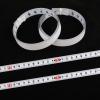 2 Rouleaux Mètre à Ruban Auto-adhésif, 1 Mètre Mètre Ruban Auto-adhésif, Règle Métrique Auto-Adhésive pour Mesurer des Objets Verticaux Tels Que des Établis (Centrage)(2 Rouleaux Centrage)