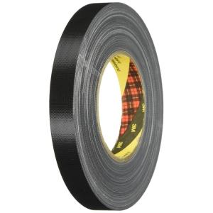3M 2903/4850S Ruban Adhésif Toilé, 48 mm x 50 m, Noir (Lot de 1)(Noir)