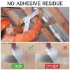 1 Rouleau de Ruban Aluminium 75 mm x 50 m Ruban Adhésif Alu Autocollant Argenté Résistant à la Chaleur pour Isolation de Tuyaux et Climatisation(50 mm x 50 m)
