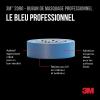3M Ruban de Masquage Professionnel 2090, Multi-surfaces – 1 Rouleau, 48 mm x 50 m, Bleu – Universel, Résistant aux UV, Usage Intérieur et Extérieur(48 mm x 50 m)