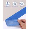 4 Rouleaux Ruban de Masquage – 50mx24mm Papier Peinture de Peintre Carrosserie Masquage pour peindre, rénover, vernir (bleu)(50mmx50m)