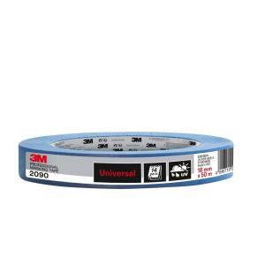 3M Ruban de Masquage Professionnel 2090, Multi-surfaces – 1 Rouleau, 48 mm x 50 m, Bleu – Universel, Résistant aux UV, Usage Intérieur et Extérieur(18mm x 50m)