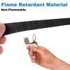 10 Pièces Ruban Isolant Electrique, 19 mm x 15 m, Ruban de Câbles, scotch isolant électrique, Résistant à la Chaleur Rubans, scotch electricien, Ruban Adhésif Isolant Noir, scotch tissu noir