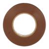 3M Temflex de ruban adhésif électrique en vinyle 165 Jaune 19 mm x 25 m, 10 rouleaux(marron)